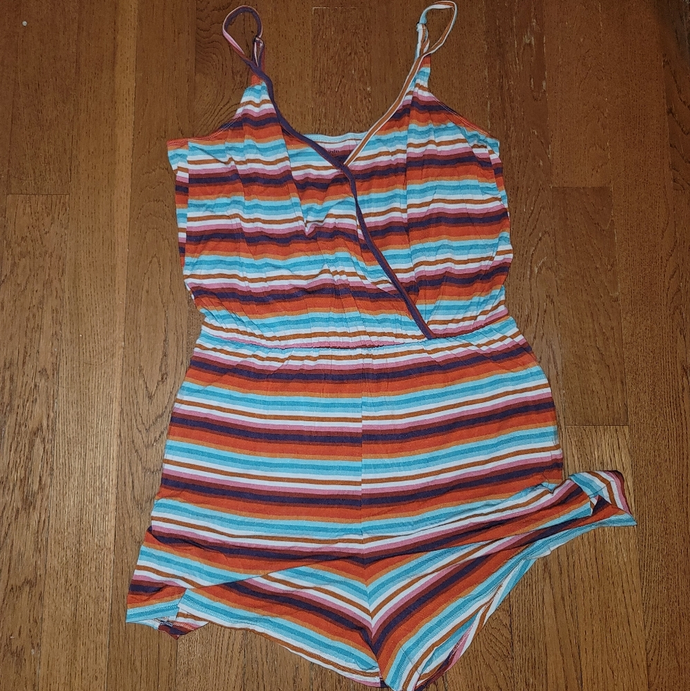 Striped MeUndies Women's Romper